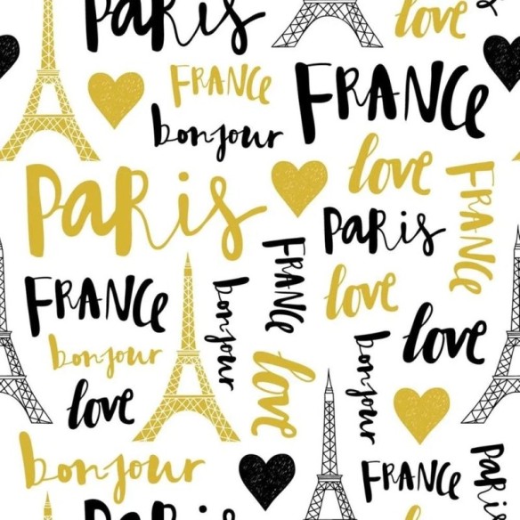 Papel de Parede Adesivo Paris França Torre Eiffel 220696099