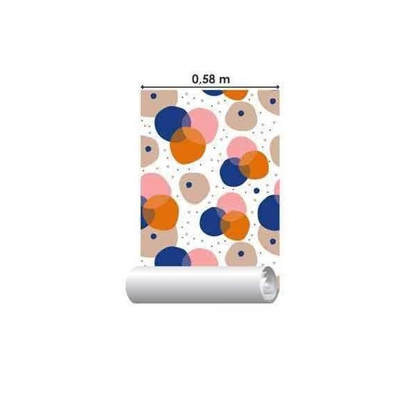 Papel de Parede Adesivo Abstrato N1010