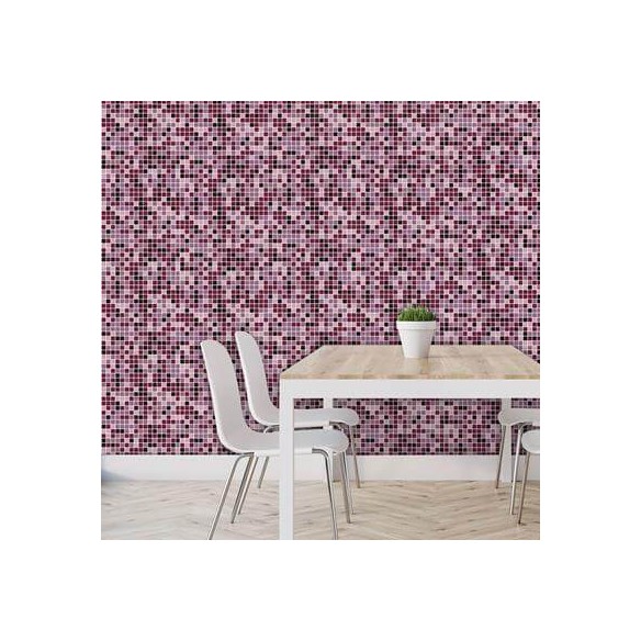 Papel de Parede Adesivo Pastilha rosa 210977989