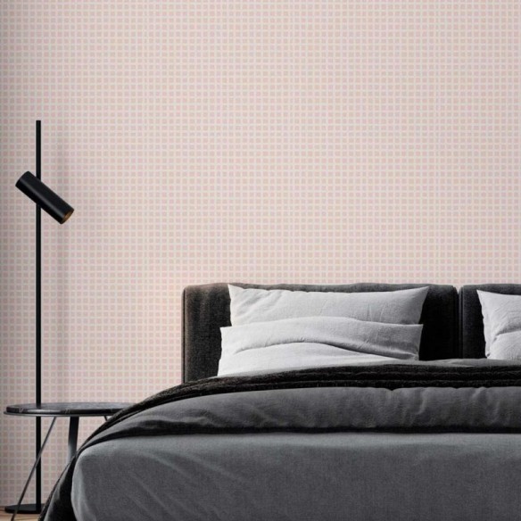 Papel de Parede Adesivo Pastilhas em rosa N08141