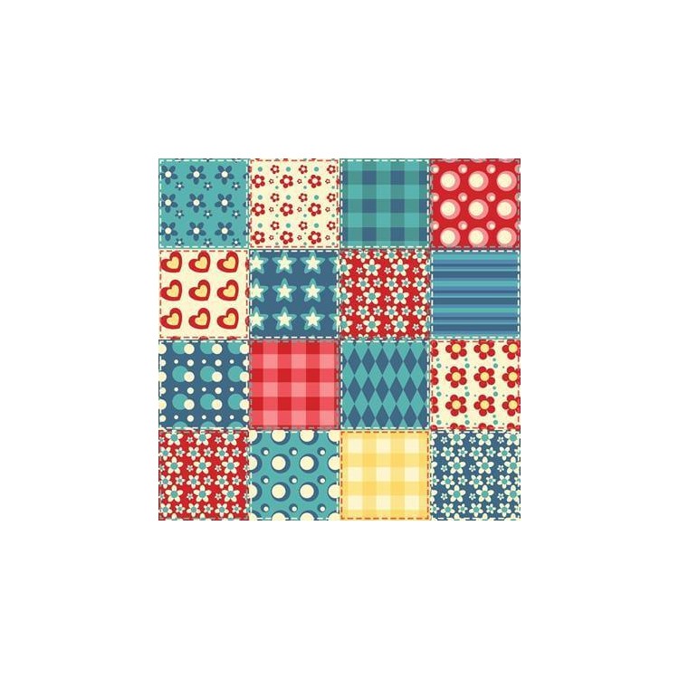 Papel de Parede Adesivo Patchwork 103512359