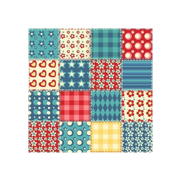Papel de Parede Adesivo Patchwork 103512359