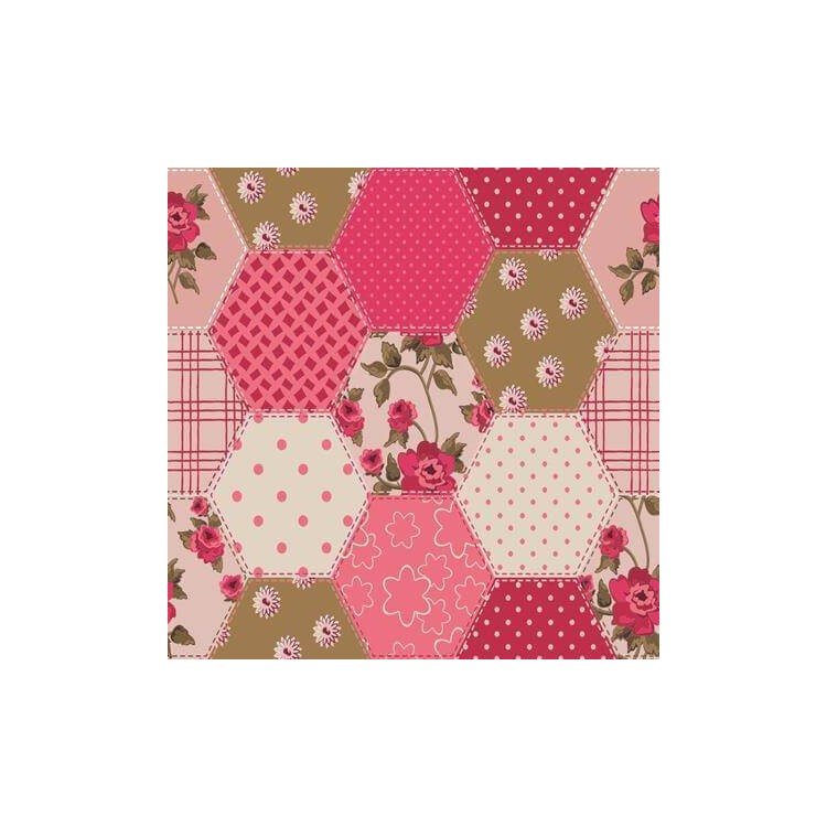 Papel de Parede Adesivo Patchwork 126464438
