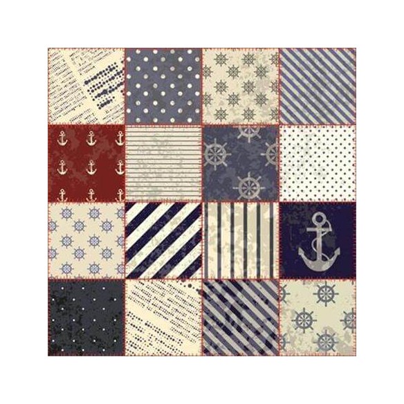 Papel de Parede Adesivo Patchwork 137485847