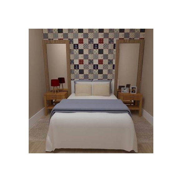 Papel de Parede Adesivo Patchwork 137485847