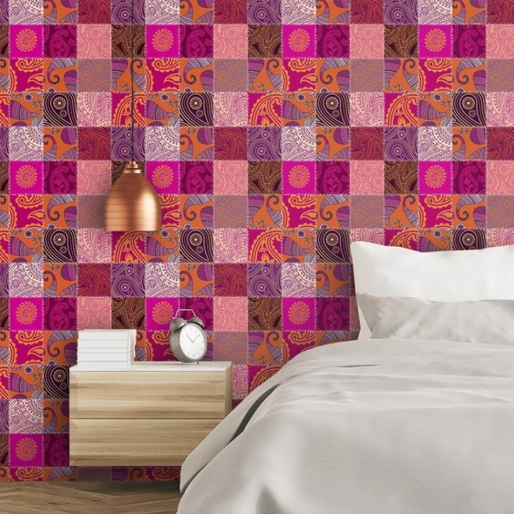 Papel de Parede Adesivo Patchwork 154592450
