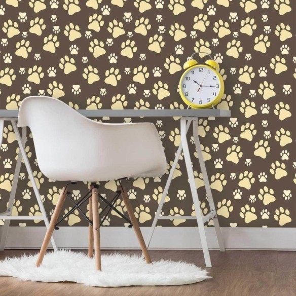 Papel de Parede Adesivo Patinhas 140964532