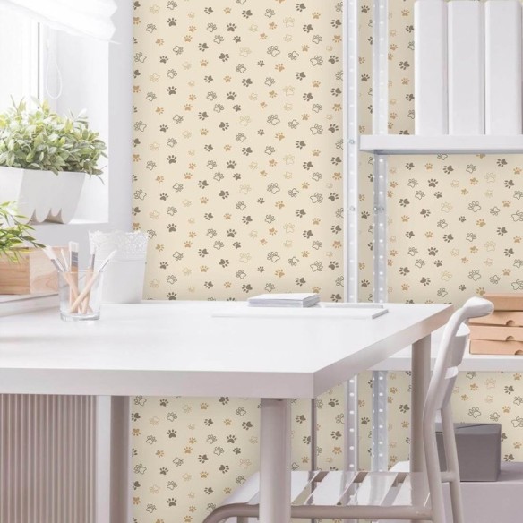 Papel de Parede Adesivo Patinhas 37388935