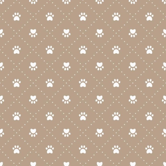 Papel de Parede Adesivo Patinhas Marrom N06176