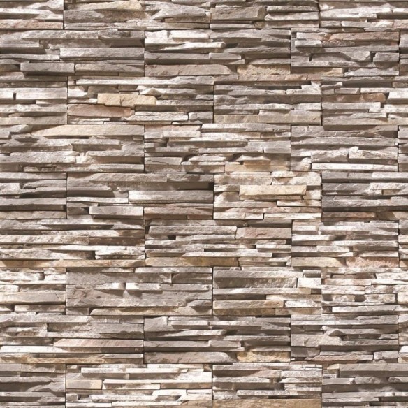 Papel de Parede Adesivo Pedras 3D NP085