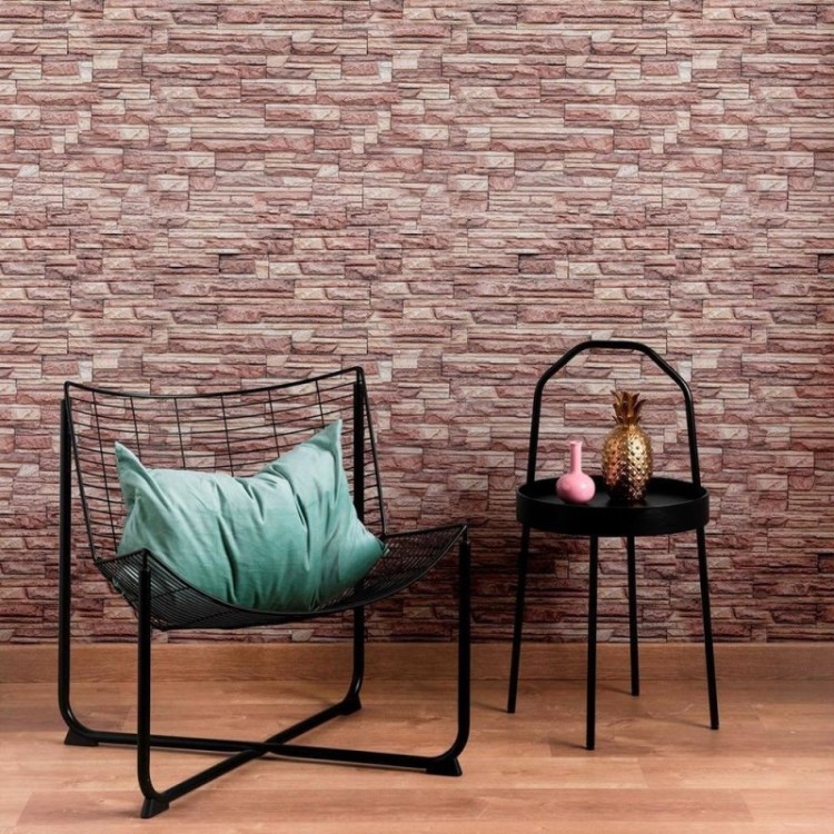 Papel de Parede Adesivo Pedras 3D Rustico N010056
