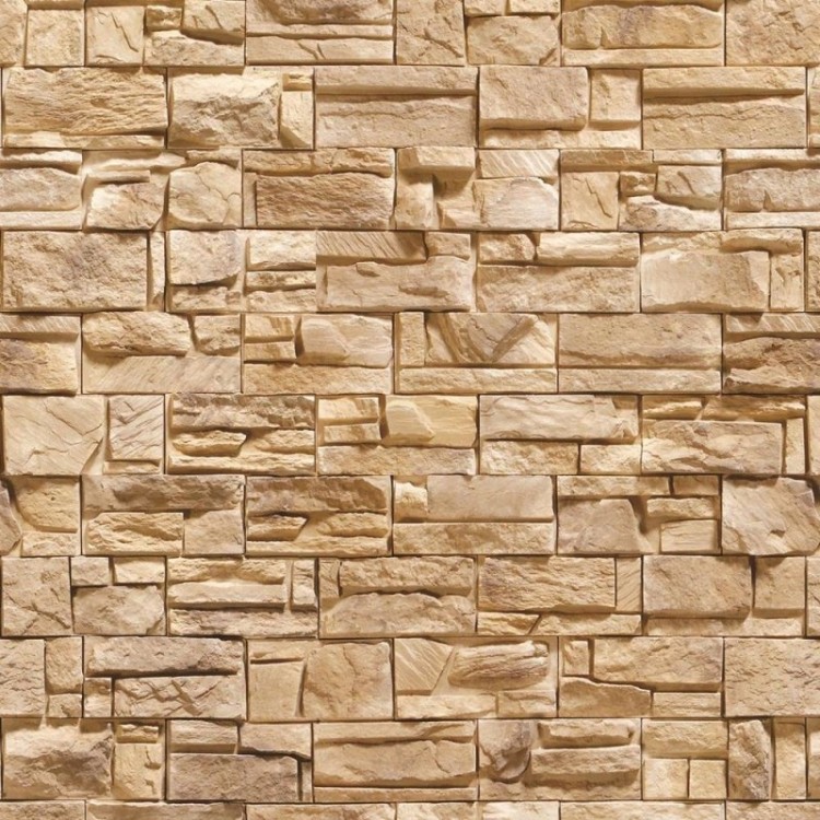 Papel de Parede Adesivo Pedras Bege NP084