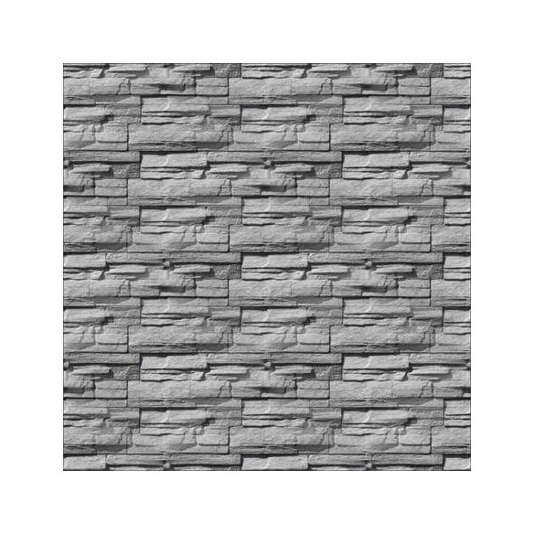 Papel de Parede Adesivo Pedras Cinza 0114