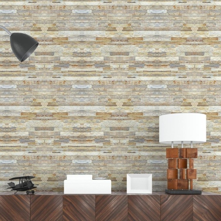 Papel de Parede Adesivo Pedras Neutras NP020