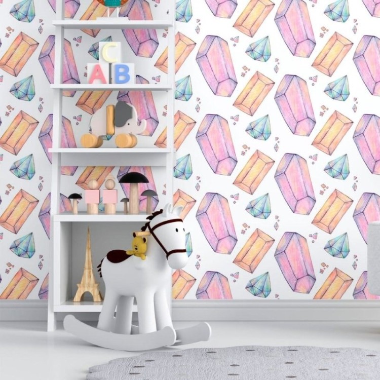 Papel de Parede Adesivo Pedras Preciosas N012144