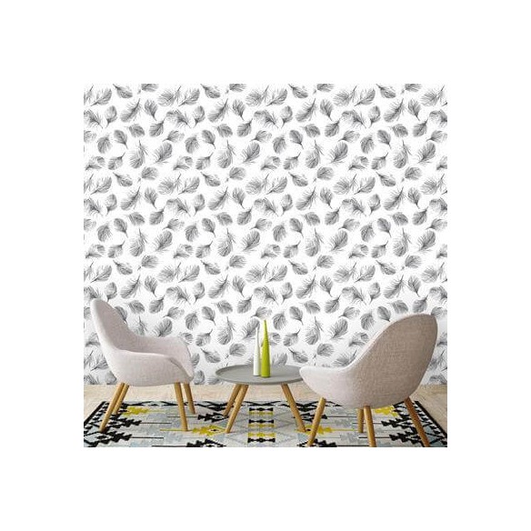 Papel de Parede Adesivo Penas 284327306