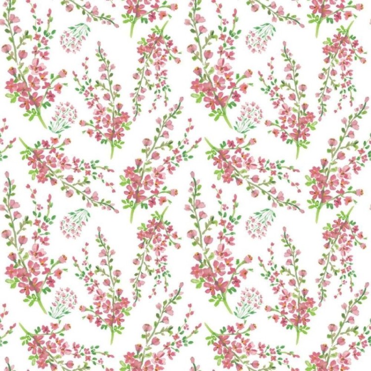 Papel de Parede Adesivo Pequenas Flores...