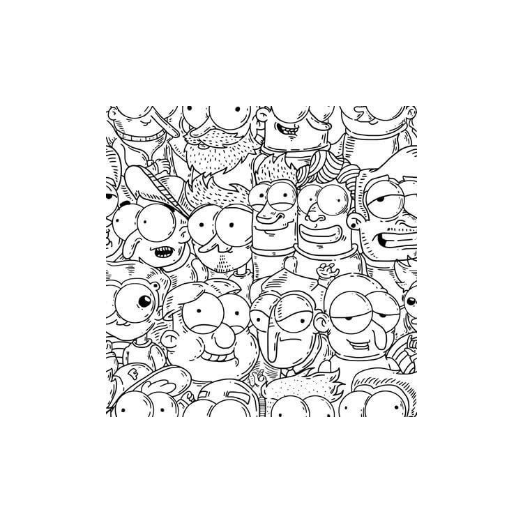 Papel de Parede Adesivo Personagem HQ N354521