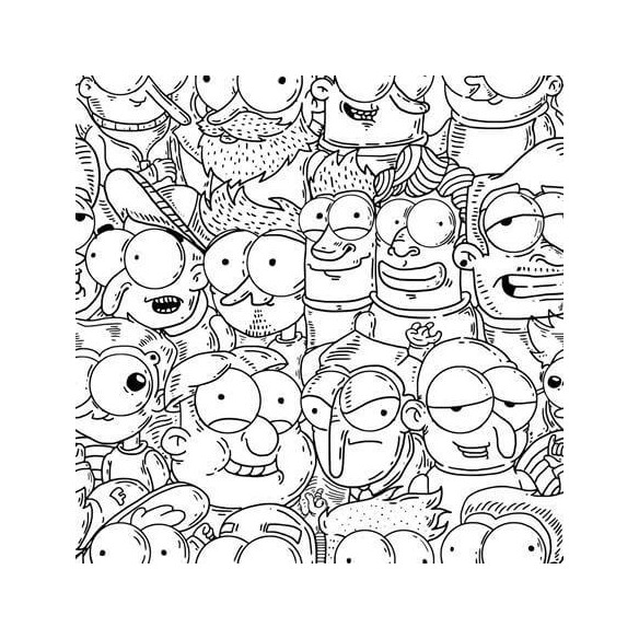 Papel de Parede Adesivo Personagem HQ N354521