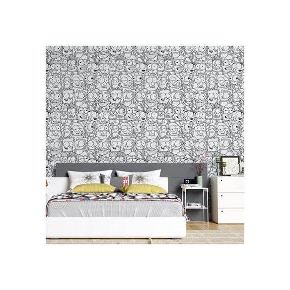 Papel de Parede Adesivo Personagem HQ N354521