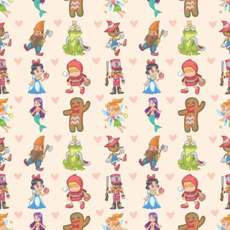 Papel de Parede Adesivo Personagens 500