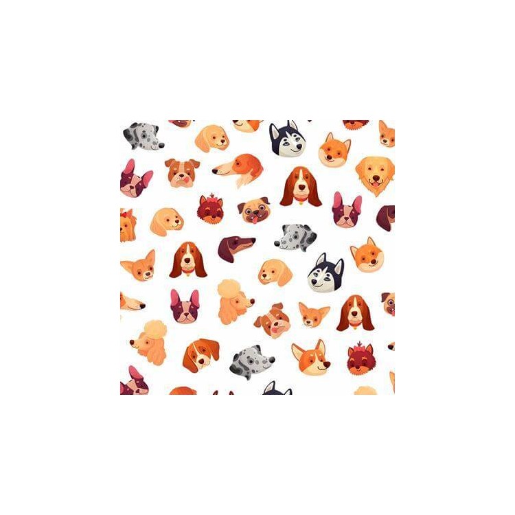 Papel de Parede Adesivo Pet Cachorro N24934