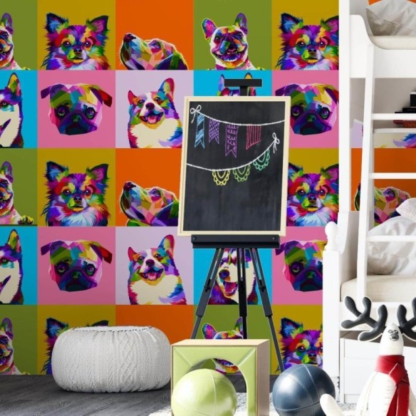 Papel de Parede Adesivo Pet N117