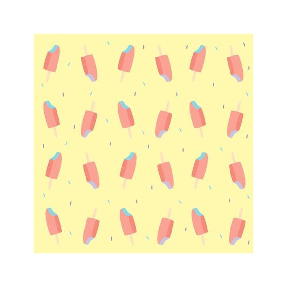Papel de Parede Adesivo Picolé Sorvete Infantil 6352