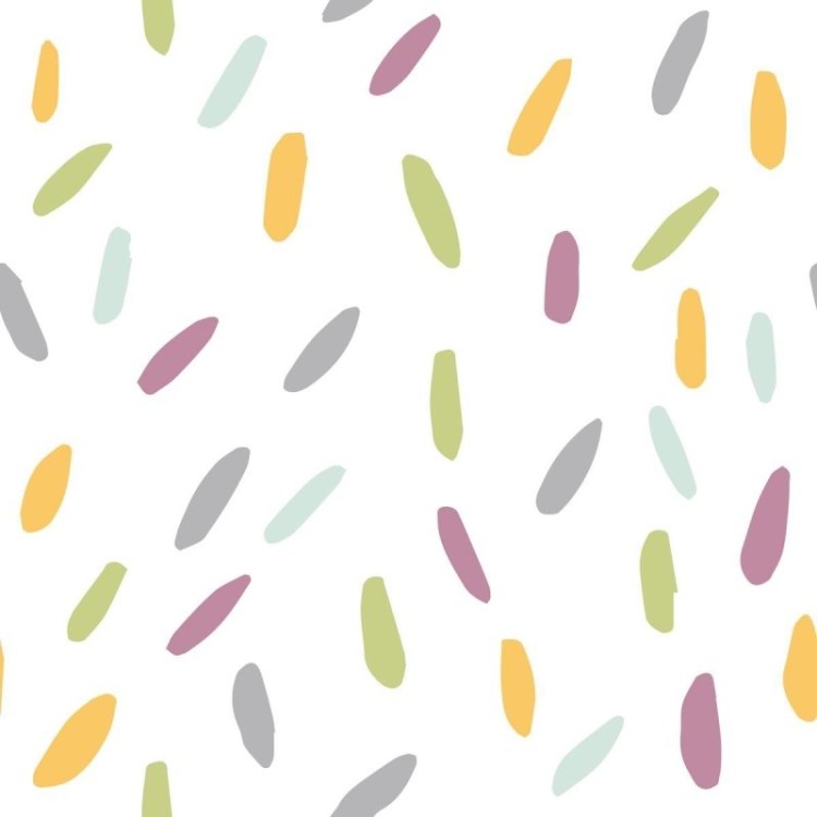 Papel de Parede Adesivo Pinceladas Coloridas...