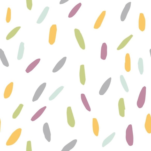 Papel de Parede Adesivo Pinceladas Coloridas N05074