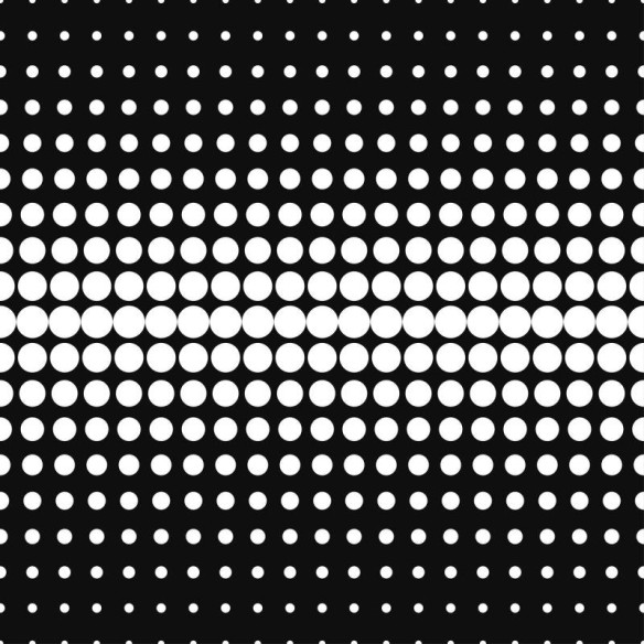 Papel de Parede Adesivo Poá Abstrato Preto e Branco N07073