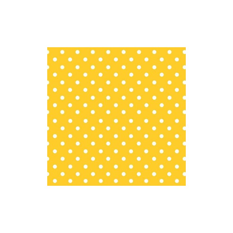 Papel de Parede Adesivo Poá Amarelo 1014