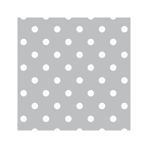 Papel de Parede Adesivo Poá Cinza 17