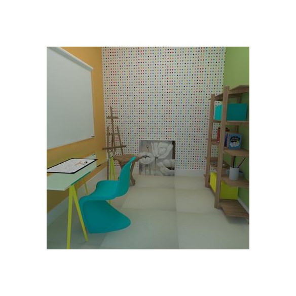 Papel de Parede Adesivo Poá Colorido 1110