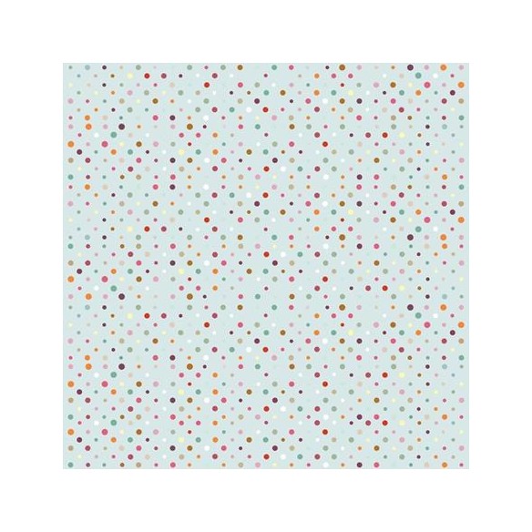 Papel de Parede Adesivo Poá Colorido 210207