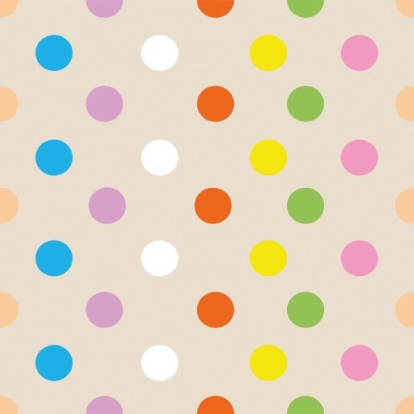 Papel de Parede Adesivo Poá Colorido N018104
