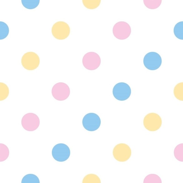 Papel de Parede Adesivo Poá Colorido N019076