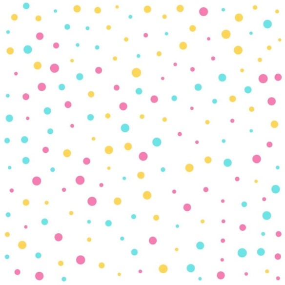 Papel de Parede Adesivo Poá Colorido N04037