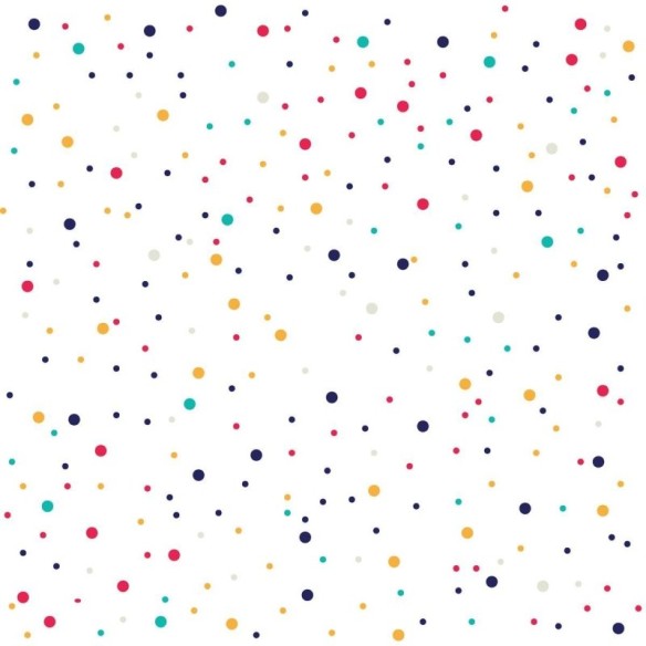 Papel de Parede Adesivo Poá Colorido N04047