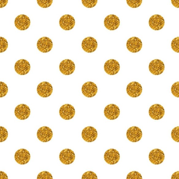 Papel de Parede Adesivo Poá Dourado Glitter N04033