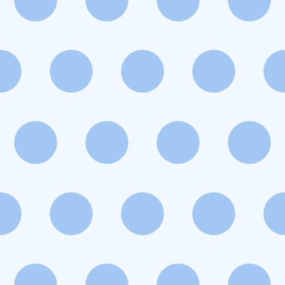 Papel de Parede Adesivo Poá Grande Azul e Branco N06242
