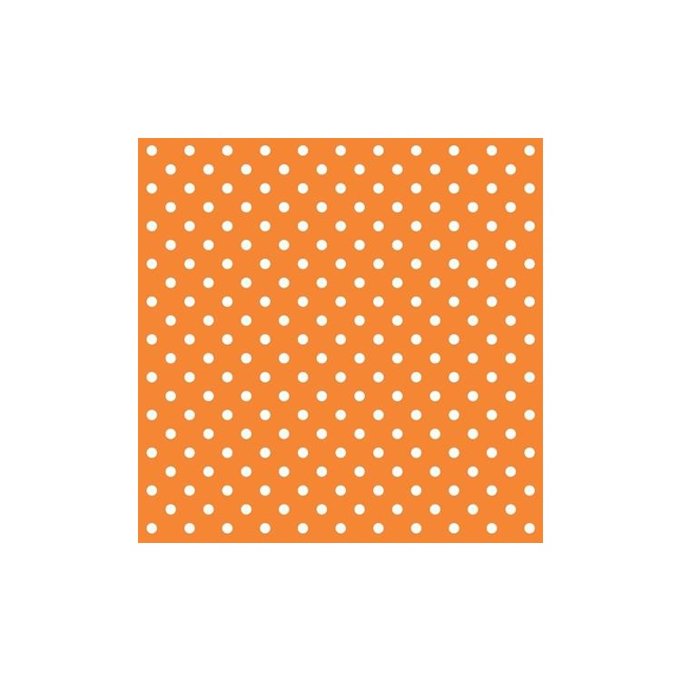 Papel de Parede Adesivo Poá Laranja 625