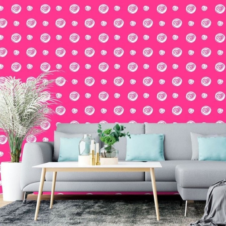Papel de Parede Adesivo Poá Moderno N015106