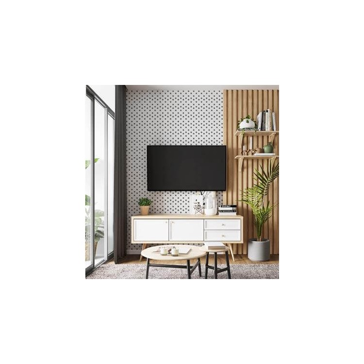 Papel de Parede Adesivo Poá N19012397