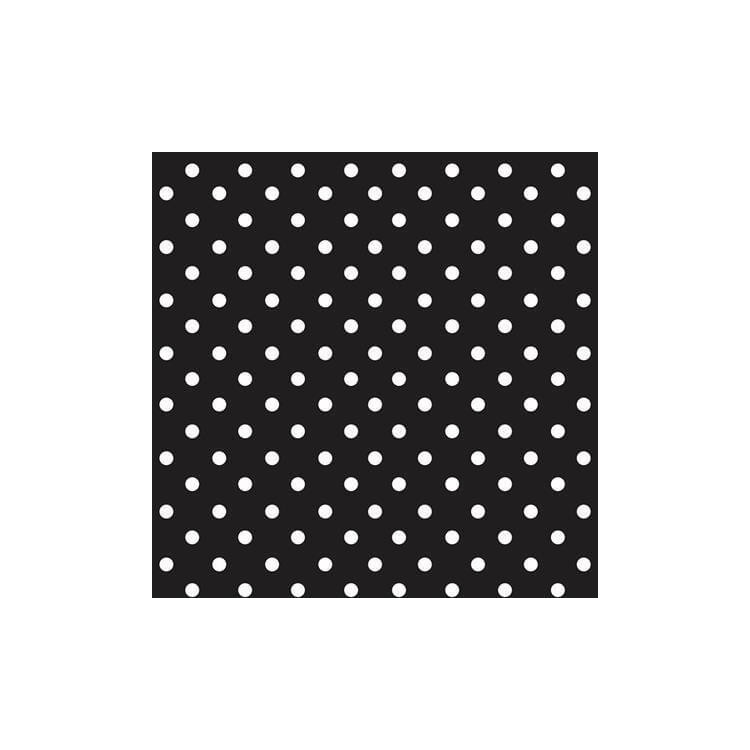 Papel de Parede Adesivo Poá Preto 626