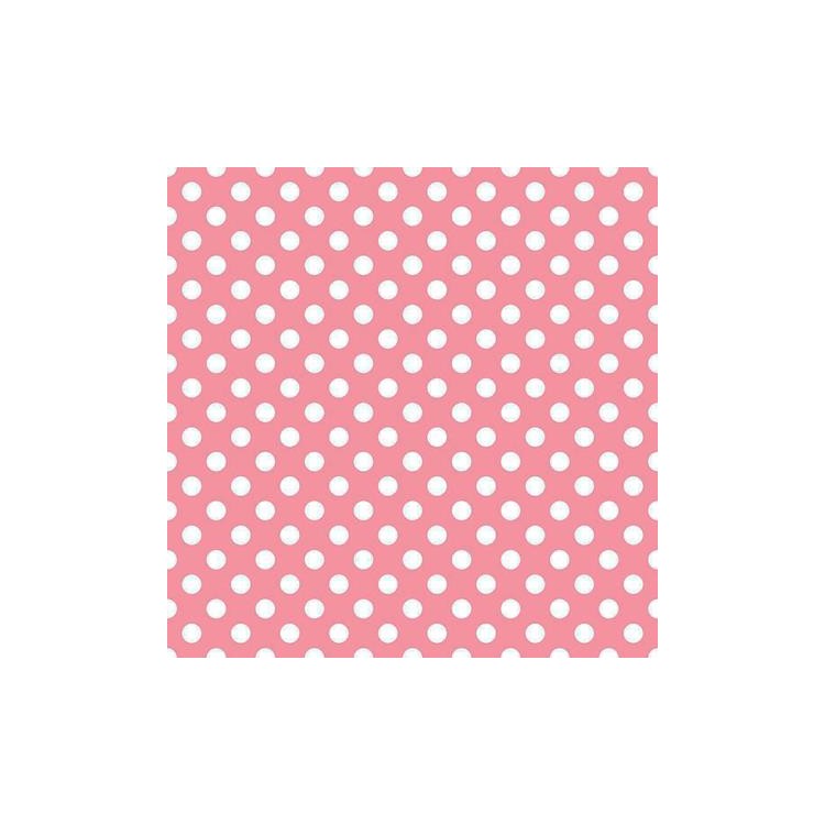 Papel de Parede Adesivo Poá Rosa Branco 254824819