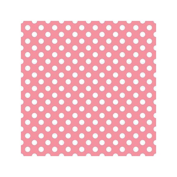 Papel de Parede Adesivo Poá Rosa Branco 254824819