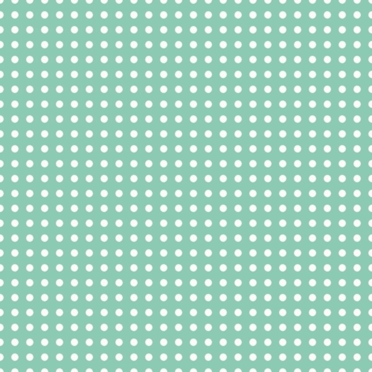Papel de Parede Adesivo Poá Verde e Branco N04029