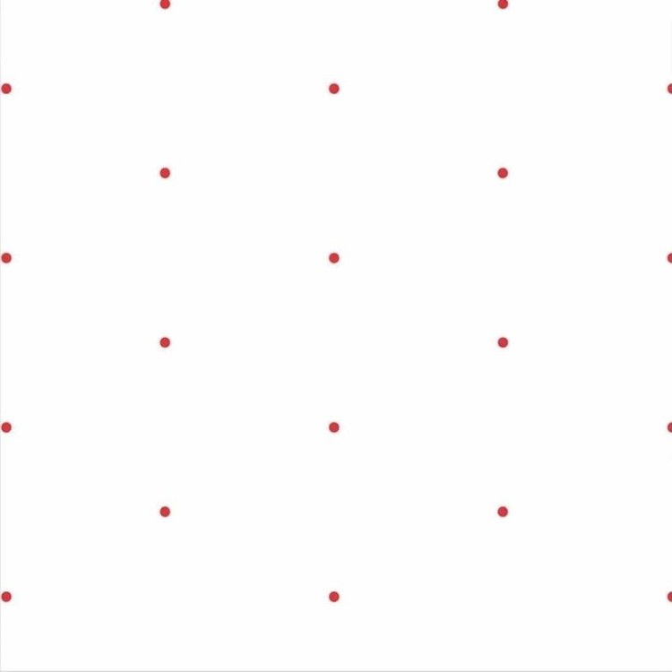 Papel de Parede Adesivo Poá Vermelho 1787695