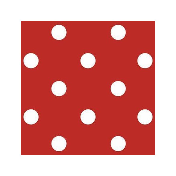 Papel de Parede Adesivo Poá Vermelho 758695